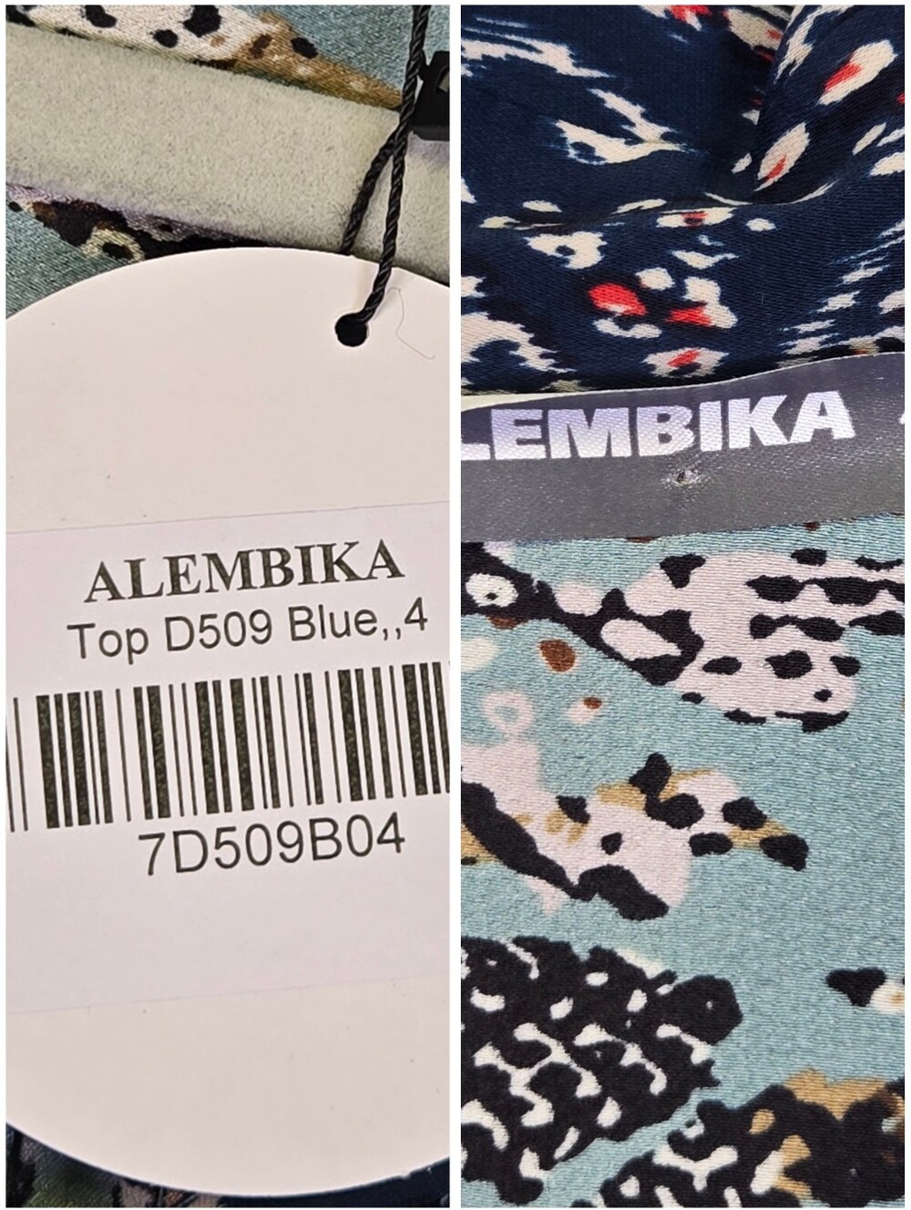 Alembika Paisley Shirt Dress Size 4 US size L / XL Oversize NEW $324 - Picture 16 of 16